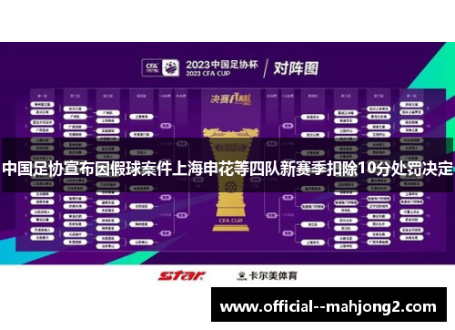 中国足协宣布因假球案件上海申花等四队新赛季扣除10分处罚决定